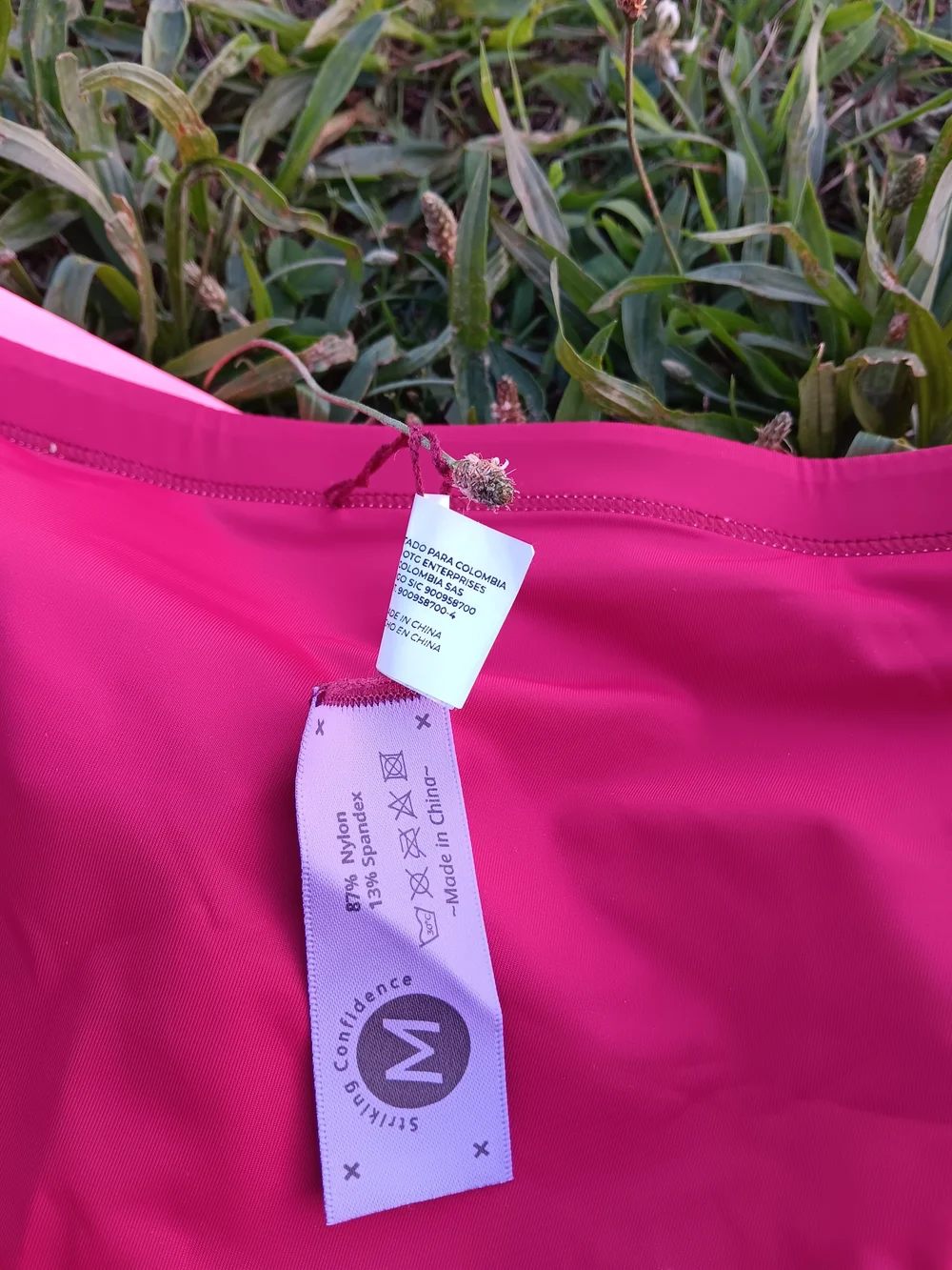 HUNK Luxury Reversible Swim Brief Pink Burgundy M NWT